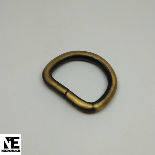حلقه مفتولی نیم گرد ۲سانت زردقلم کد 129